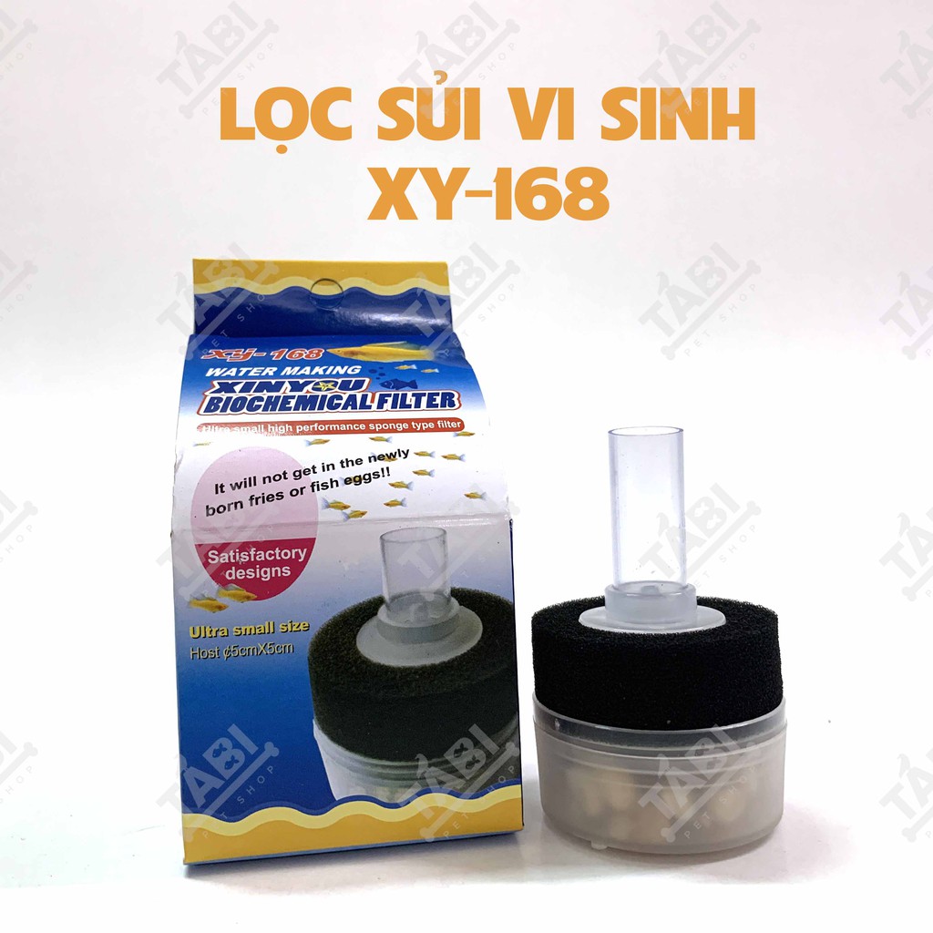 Lọc Sủi Vi Sinh Mini XY-168 2 Tầng Vật Liệu Lọc Có Thể Thay Thế Được [XY-168]