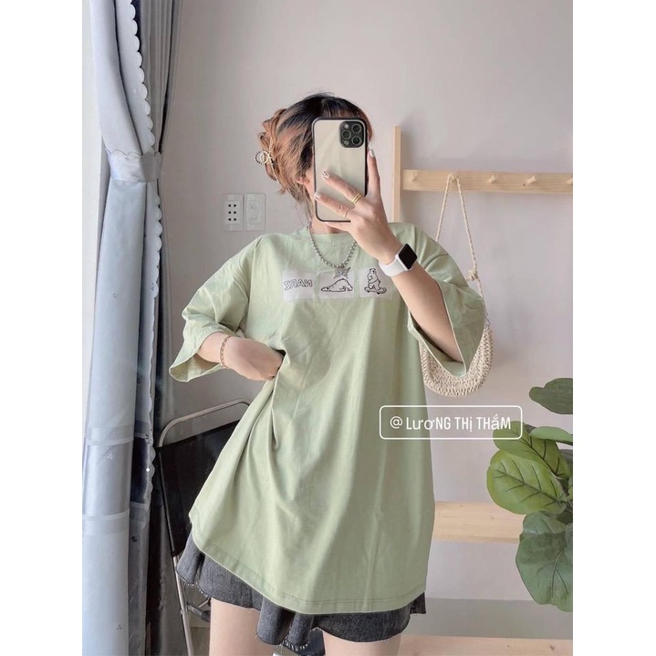 Áo thun unisex nam nữ tay lỡ form rộng CaMa Store M235