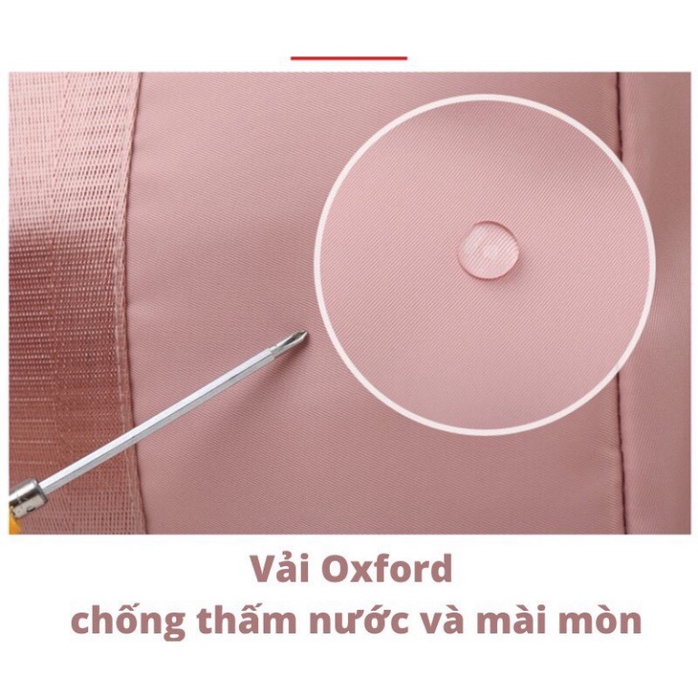 Túi du lịch cỡ lớn gấp gọn có ngăn đựng giày và đựng đồ ướt