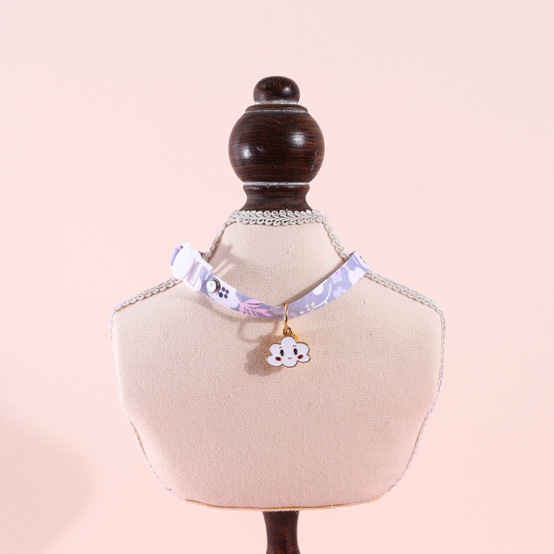 Vòng Cổ Gắn Chuông / Đám Mây / Cầu Vồng Thời Trang An Toàn Cho Thú Cưng