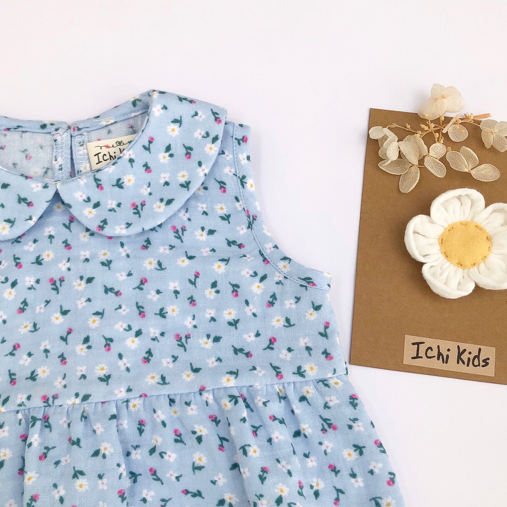 Bodysuit, body, đồ liền thân cho bé sơ sinh vải muslin