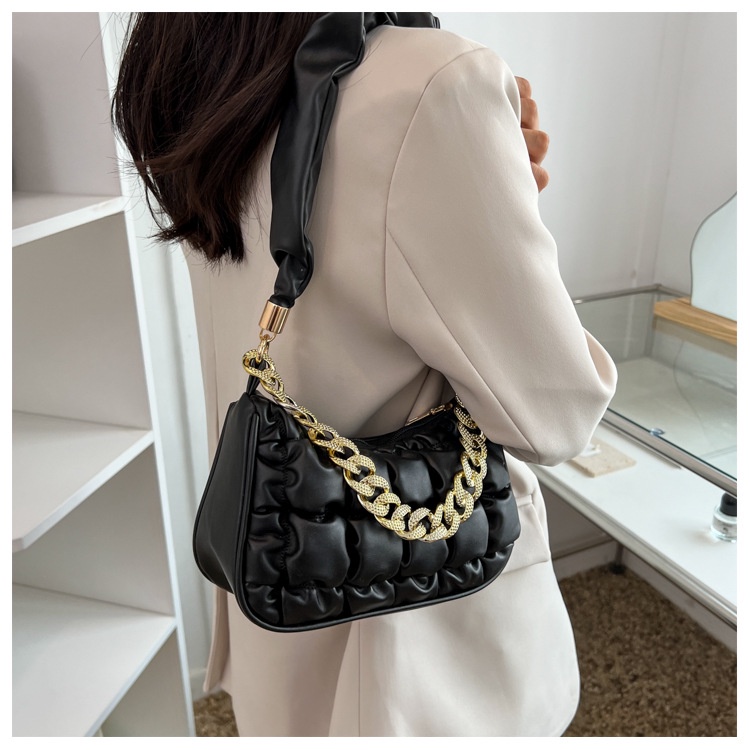 Túi Xách JASMIN NOIR Đeo Chéo Họa Tiết Sọc Ca Rô Thời Trang Dành Cho Nữ