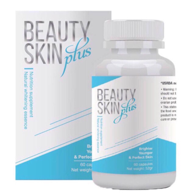 viên uống trắng da beautyskin plus
