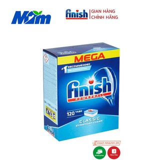 Viên rửa chén bát Finish Classic máy rửa bát 120 viên/hộp