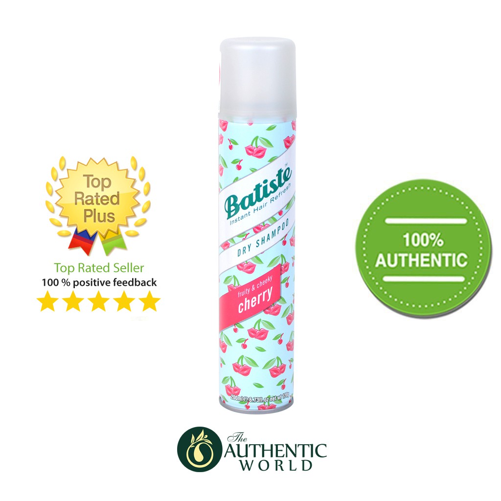 Dầu Gội Khô Batiste Dry Shampoo fruity & cheeky cherry 200ml