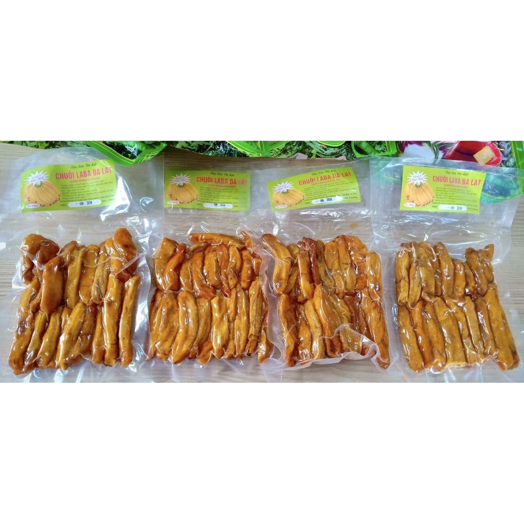 Chuối Laba Sấy dẻo đặc sản Đà Lạt - gói 250g