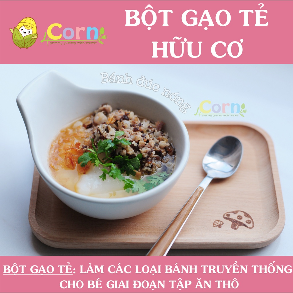 Bột gạo tẻ/nếp hữu cơ Floating Lotus - Cho bé 5m+