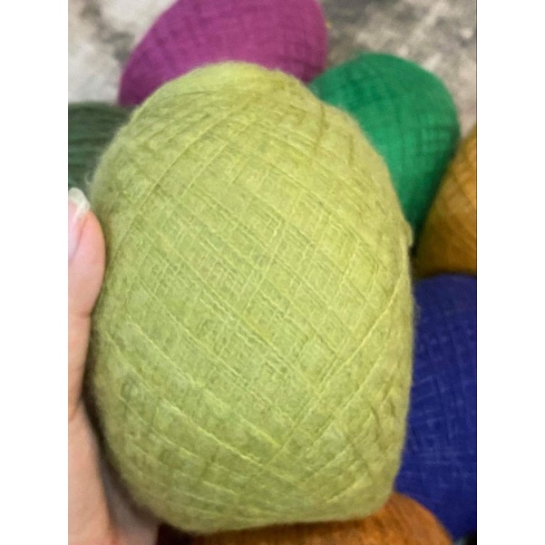 Len mohair sợi nhỏ