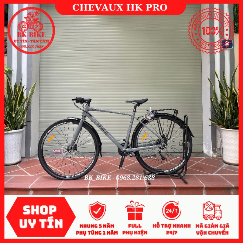 Xe Đạp Thể Thao Chevaux HK Pro - Khung Nhôm, Groupset Shimano Alivio, Bánh 700*38c