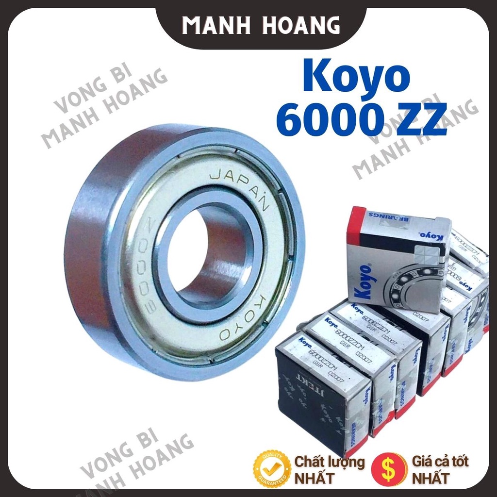 Vòng bi, bạc đạn 6000 ZZCM KOYO, chất lượng cao, bền bỉ - Vòng bi Mạnh Hoàng