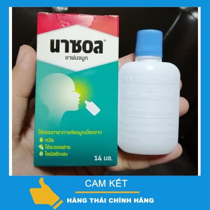 Xịt Mũi Cho Người Bị Viêm Xoang Nasol Spray 14ml Thái Lan