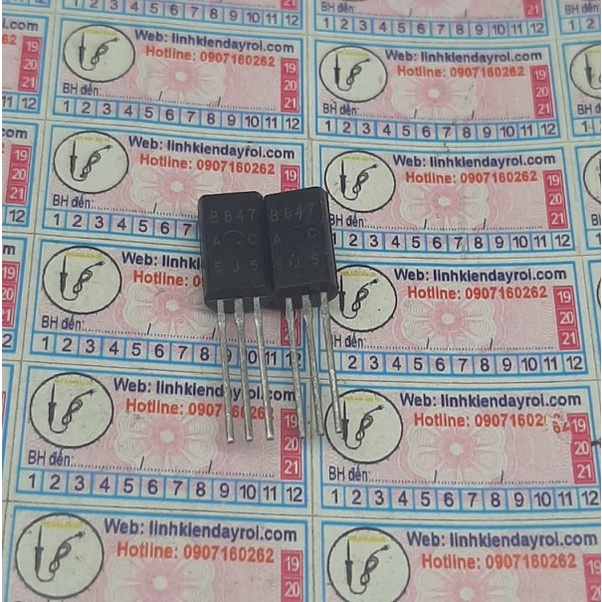 Linh kiện điện tử 2SB647AC B647 647 Transistor 1A 120V PNP T-92L