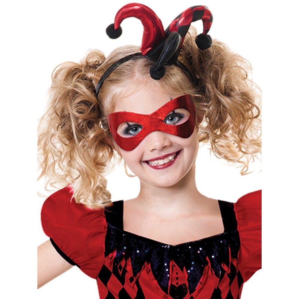 HM0661 - Đầm Hóa Trang Nhân Vật Bác Sĩ Harley Quinn Kèm Cài Tóc Cho Bé Gái