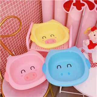 Chậu rửa mặt hình mặt Heo kute