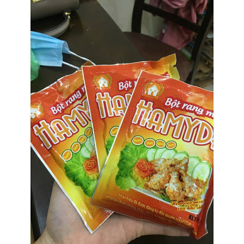10 Gói Bột Rang Muối Hamyda 45g/Gói