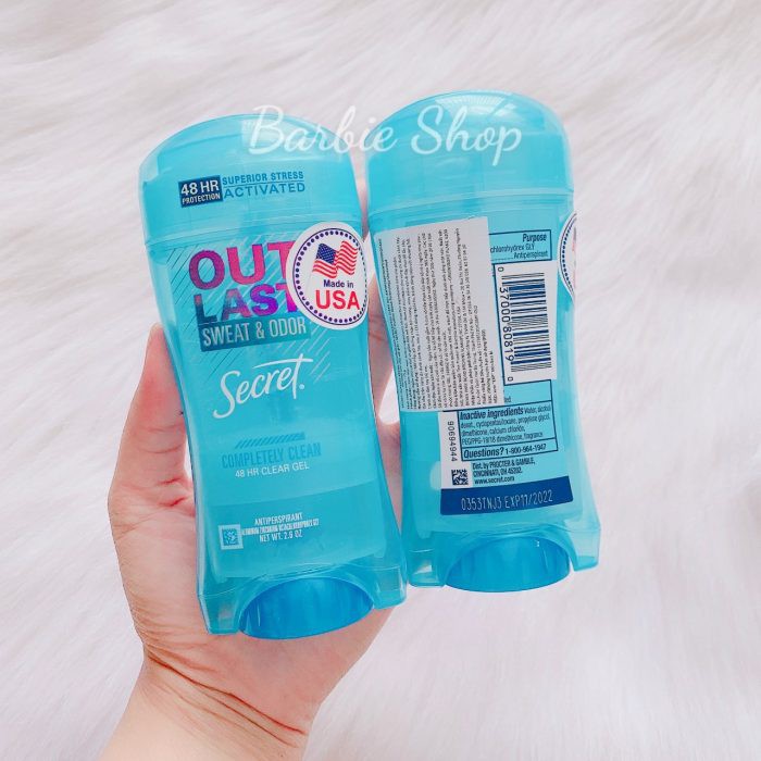 Lăn Khử Mùi Secret Outlast Sweat &amp; Odor Gel 73g