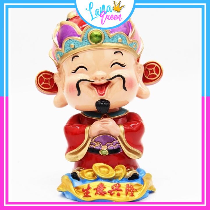 Tượng Thần Tài phong thủy trang trí 11cm - LANA QUEEN