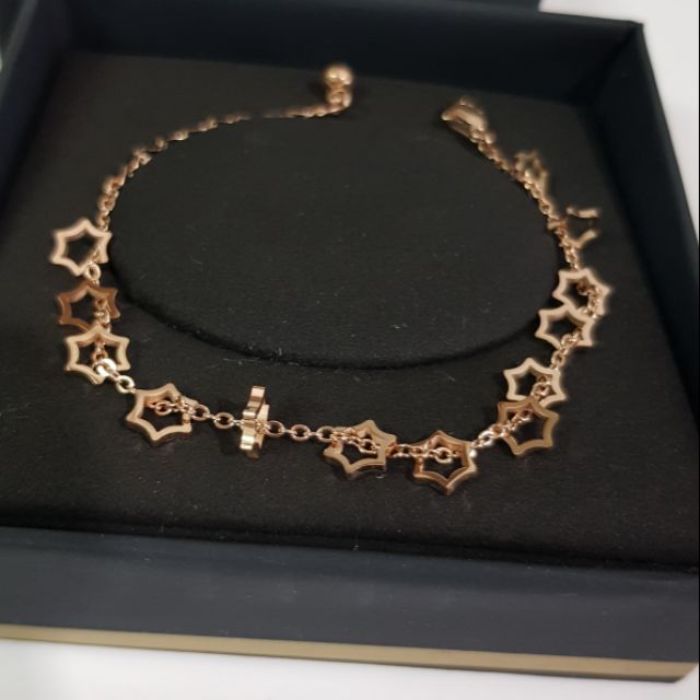 Lắc tay nữ ngôi sao màu hồng