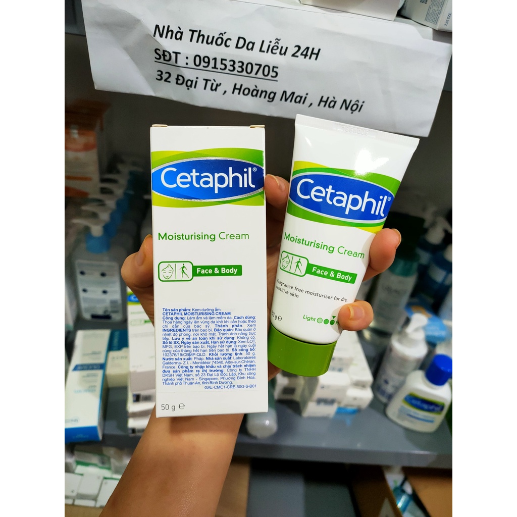 Kem dưỡng ẩm Cetaphil Moisturizing Cream 50g cho mặt và toàn thân