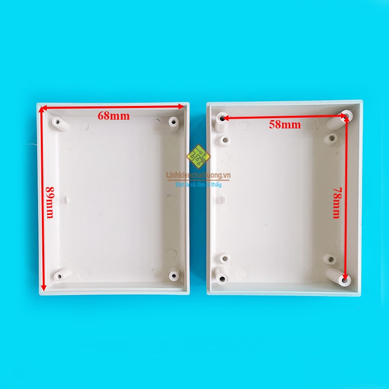 COMBO 3 chiếc hộp nhựa 95x75x43mm