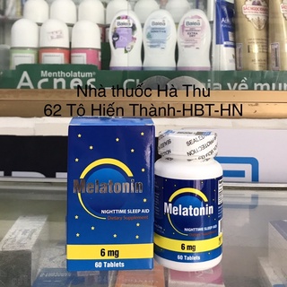 Viên uống MELATONIN 6mg - Hỗ trợ cải thiện giấc ngủ sâu , cải thiện tình trạng khó ngủ , mất ngủ