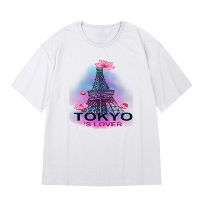 Áo thun nam tay lỡ in hình tokyo lover EP14 thời trang Everest