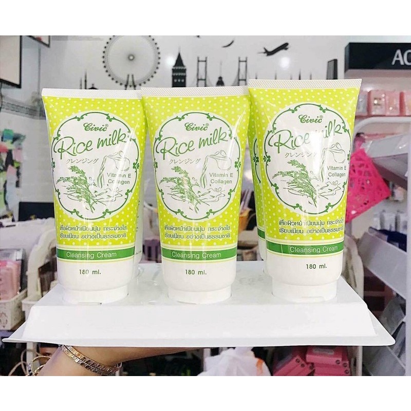 Sữa rửa mặt gạo Civic Rice Thái Lan 180ml -