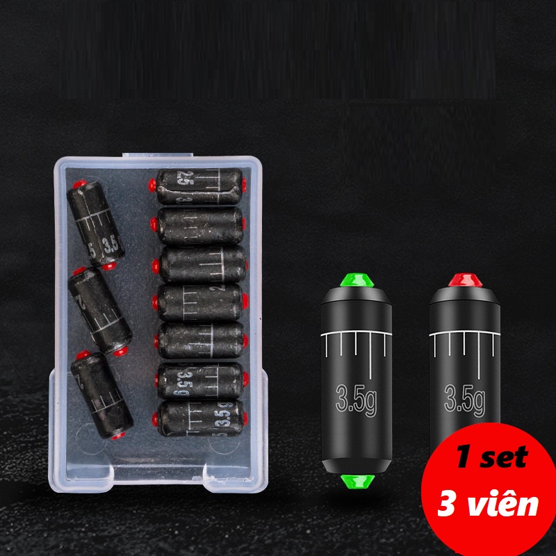 Chì Lá Lõi Kép (Set 3 viên) Chống Nổ Chuyên Câu Đài Câu Đơn Cao Cấp SPK52 Sanami Fishing