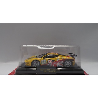 Xe mô hình hachette ferrari 458 italia gt2 24h le mans 2011 tỷ lệ 1:43