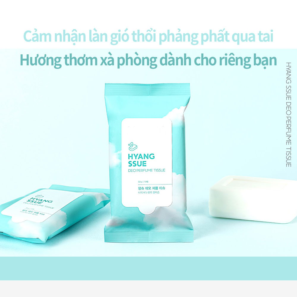 Khăn Giấy Ướt Tình Yêu Dành Cho Couple Hẹn hò HYANG SSUE Deo Perfume Tissue GomiMall