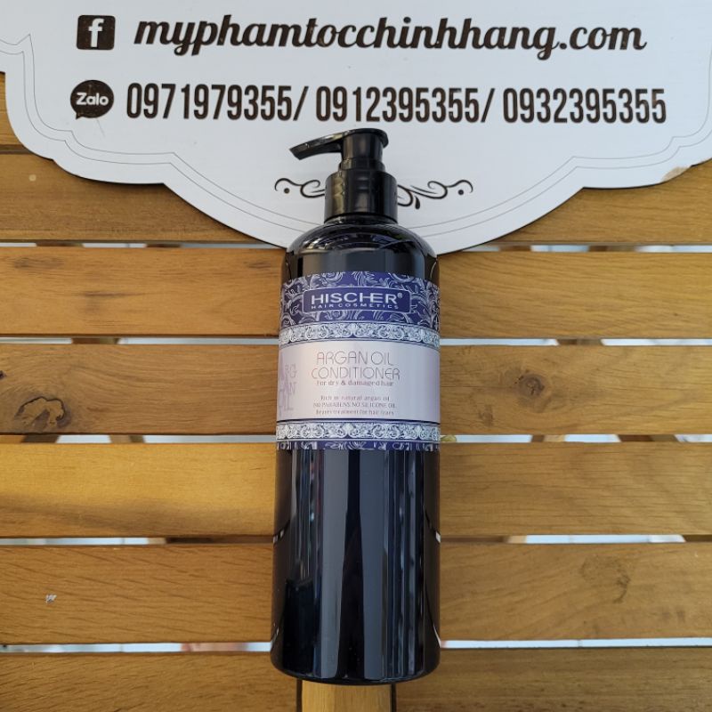 DẦU GỘI XẢ HISCHER ARGAN OIL 500ML