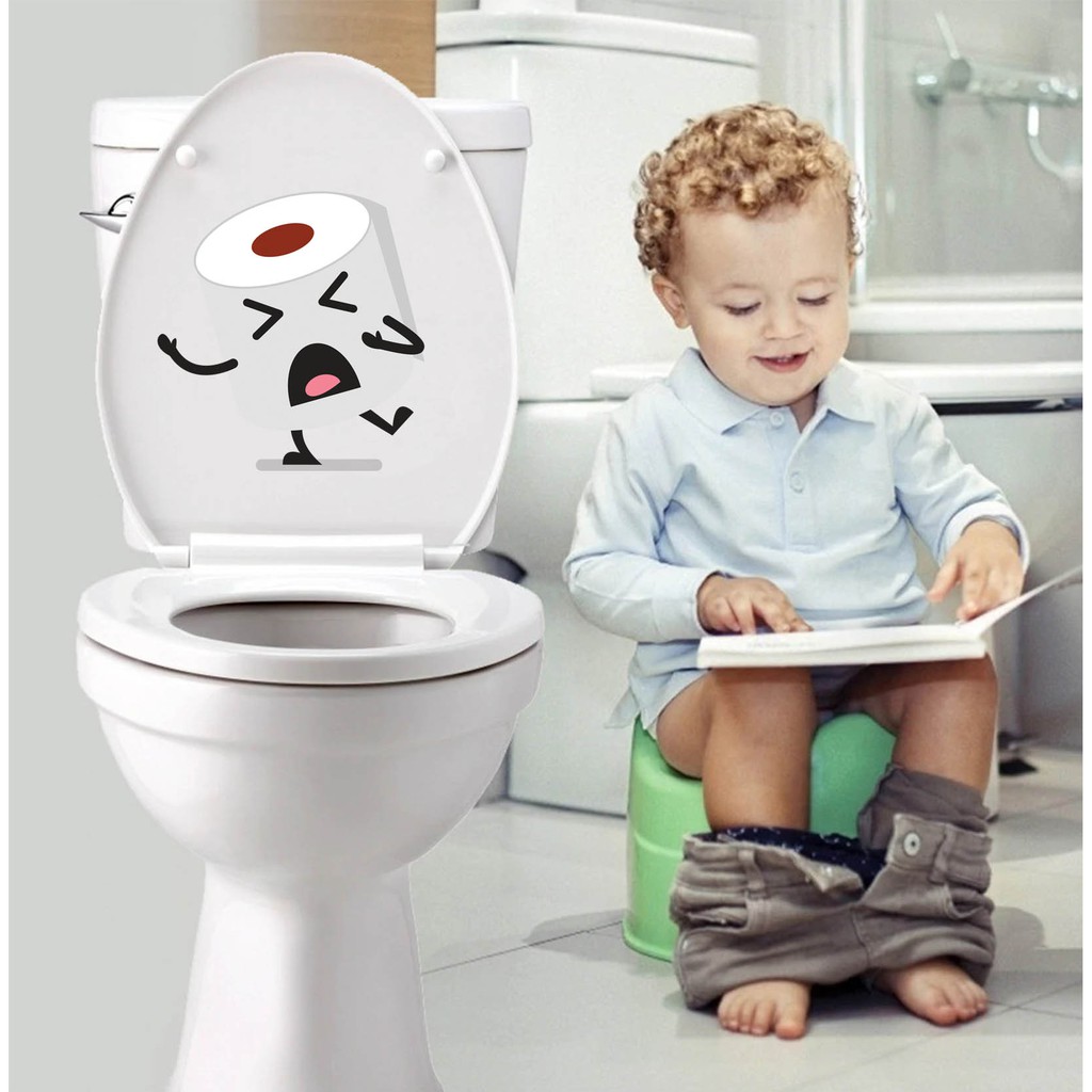 Decal dán nắp bồn cầu WC giá rẻ