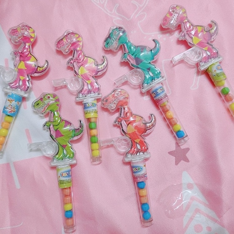 1 Kẹo khủng long đồ chơi có kèn