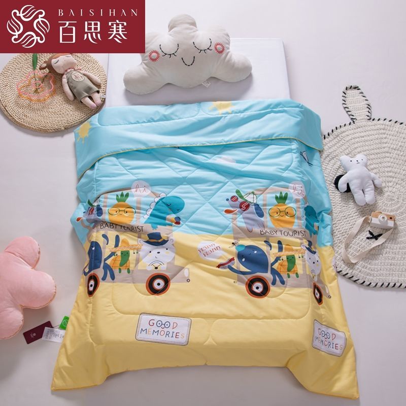 Cuộc sống màu cam⭐ Chăn Cotton mỏng họa tiết hoạt hình dễ thương cho các bé