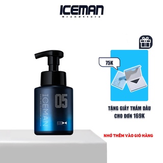Sữa Rửa Mặt Nam BLUEMAN | Sữa Rửa Mặt Tạo Bọt ICEMAN Ngừa Mụn, Làm Sáng Da 180ml ZL176