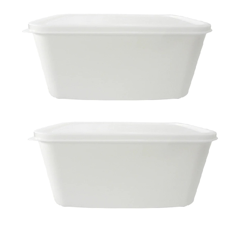 Daiso Hộp Nhựa Đựng Thực Phẩm Plastic Container Loại sâu lòng 2.4L 20.0cm x 13.6cm x 11.2cm