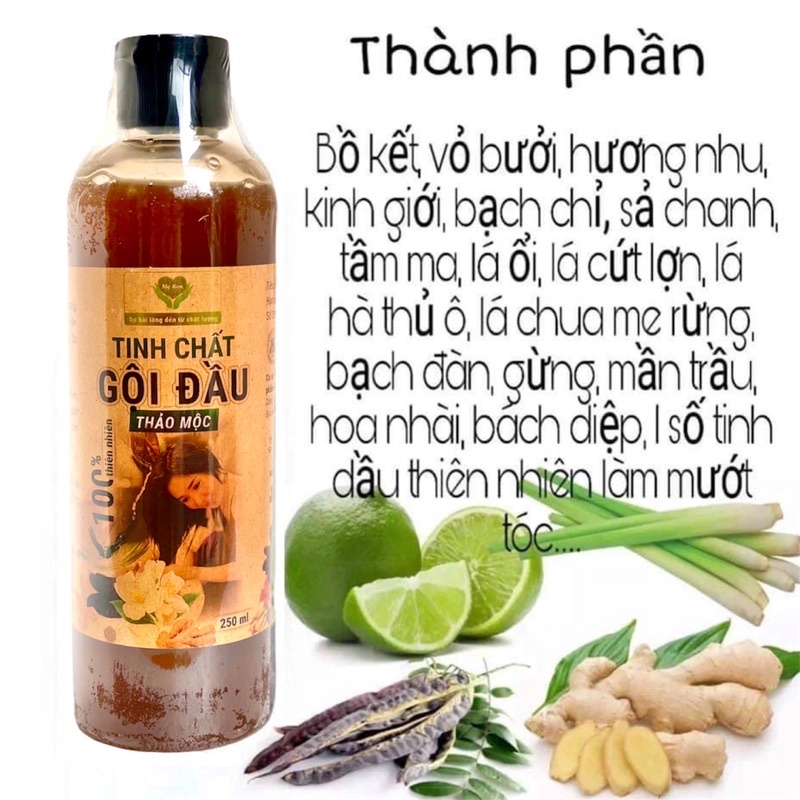 TINH CHẤT GỘI ĐẦU THẢO MỘC MẸ KEN (500ml và 250ml)