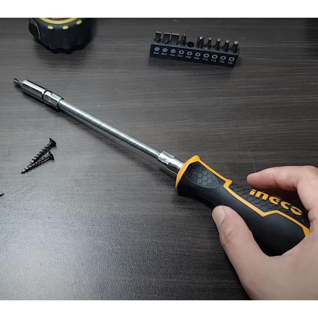 Bộ 12 tua vít thay đổi trục linh hoạt AKSDFL1208