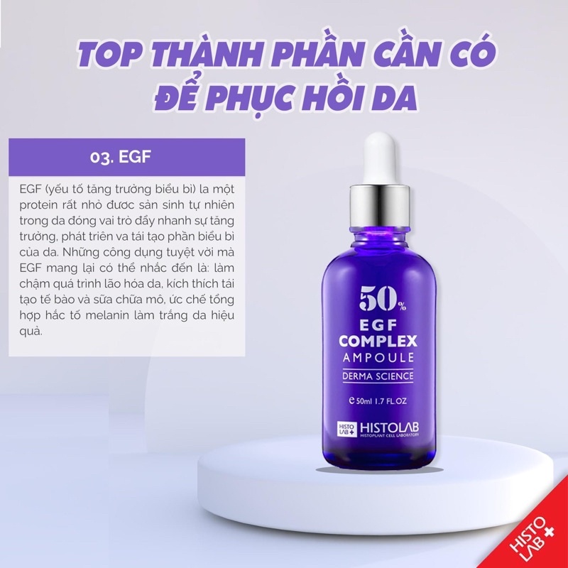 50ML TINH CHẤT TRẺ HÓA DA - EGF COMPLEX AMPOULE 50%