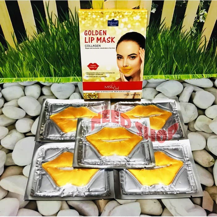 (hàng Mới Về) Mặt Nạ Môi Collagen Miss Girl Chính Hãng Bpom
