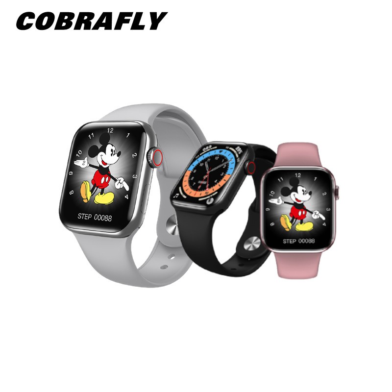 Đồng hồ thông minh COBRAFLY HW16 màn hình 1.72 inch có kết nối Bluetooth, màn hình nền tự chọn VS HW12/HW22