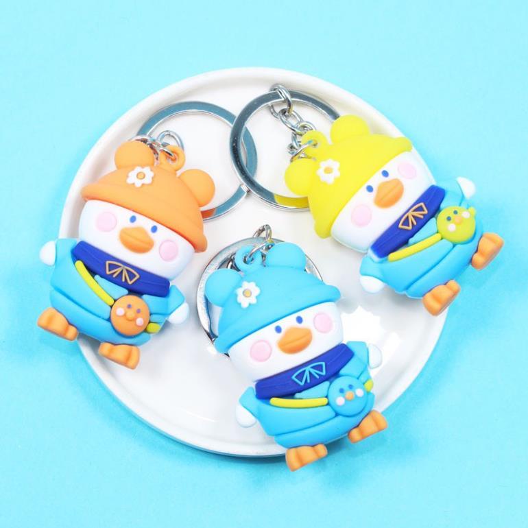 Móc Khóa Hình Chú Vịt Dễ Thương Phong Cách Hàn Siêu Xinh
