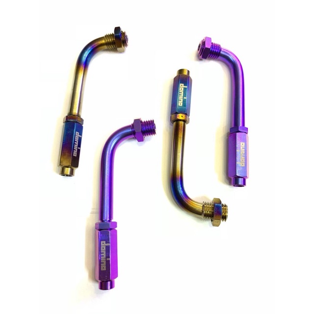 Đầu ống ga Titan xịn gắn cho cùm tăng Domino , Uma , Daytona đủ màu co ga