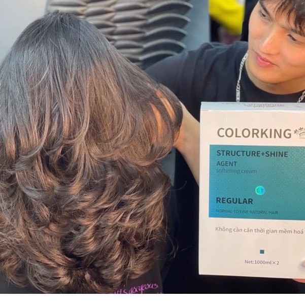 Cặp Thuốc Uốn Nóng Không Cần Căn Thời Gian Mềm Hóa Colorking Uốn Nóng Cho Salon Tóc Chuyên Nghiệp