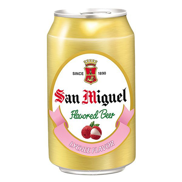 E - Bia Trái Cây San Miguel Vị Vải Lon 330Ml