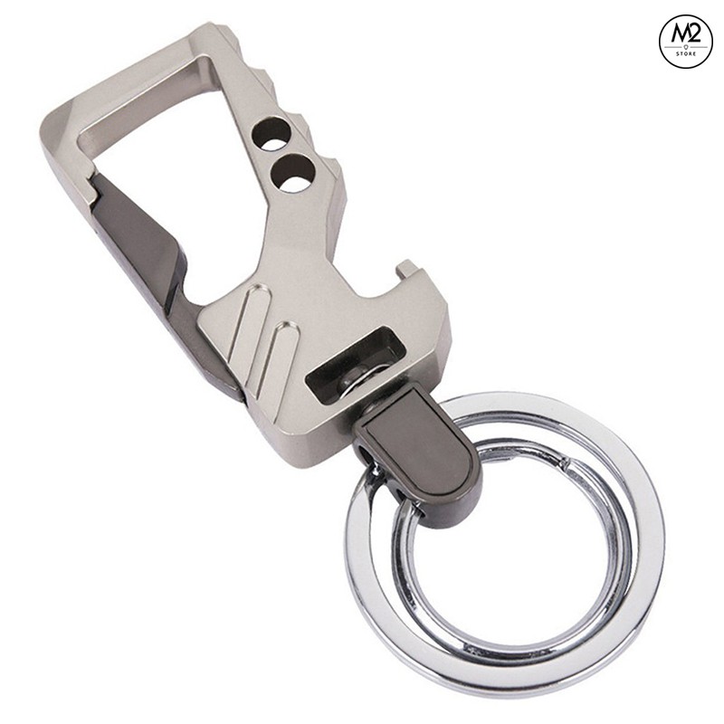 Móc khoá xe máy ô tô đẹp Proud Horse đeo đĩa quần inox cao cấp sang trọng, lịch lãm MK05