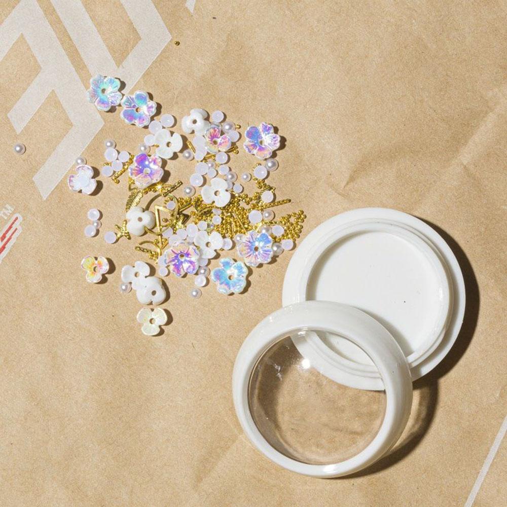 OCEANMAP 1 Hộp Hạt Vỏ Sò Đính Móng Tay Nghệ Thuật