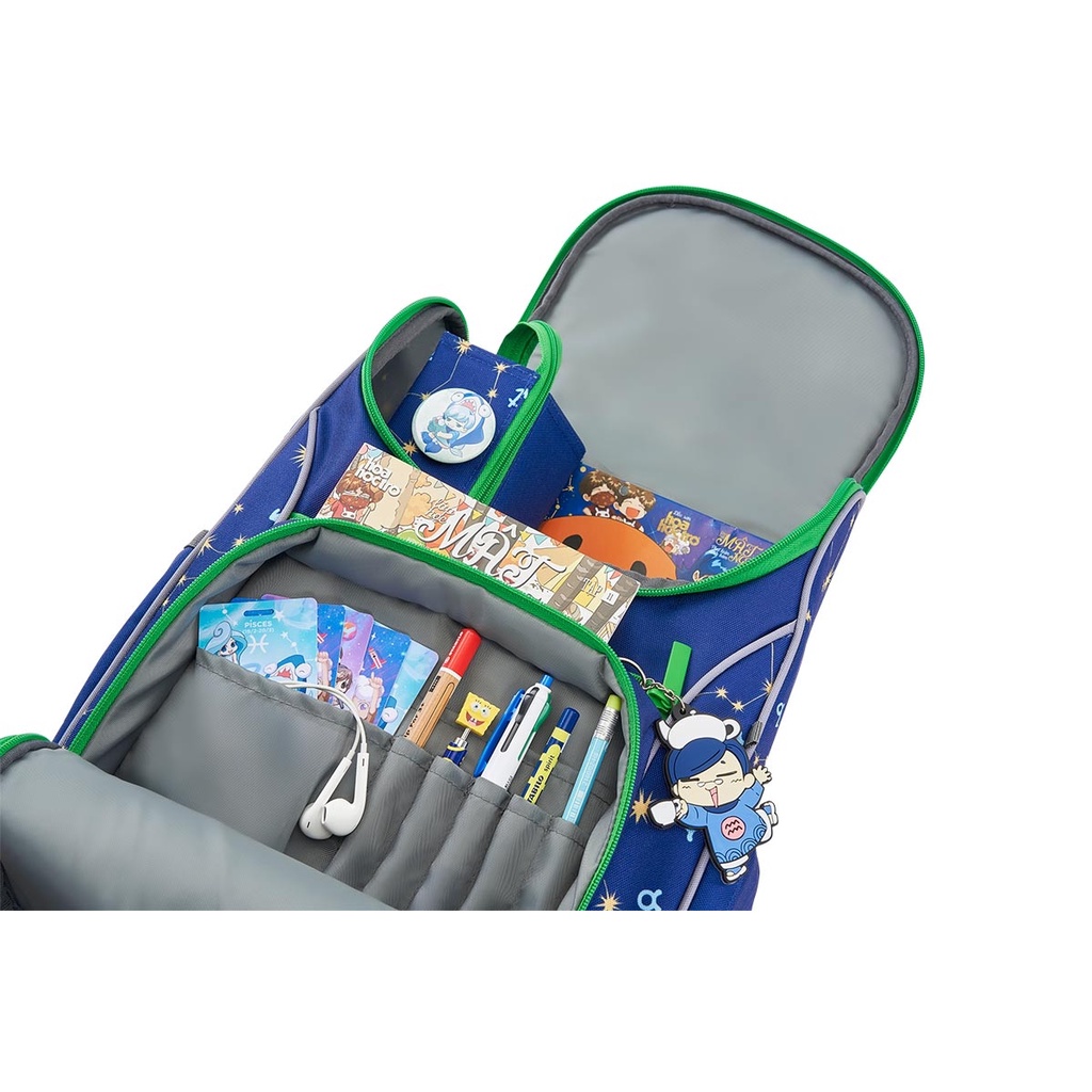 Ba Lô Lớp Học Mật Ngữ HooHooHaHa® - Multi Blue Bravery - Màu Xanh - BLME04