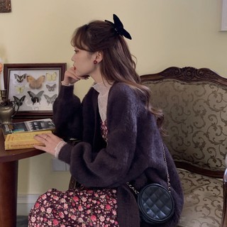 (HÀNG SẴN)- Váy yếm hoa nhí retro hai dây điệu đà xòe dáng dài Vintage Hàn Quốc tiểu thư (MẪU MỚI 2020)