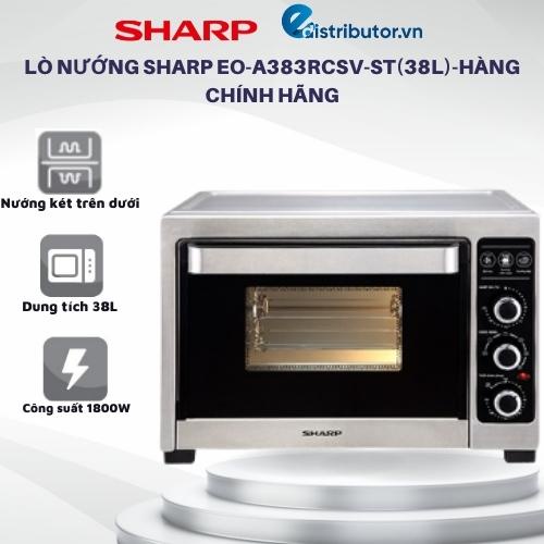 Lò nướng Sharp EO-A383RCSV-ST  - Hàng Chính Hãng